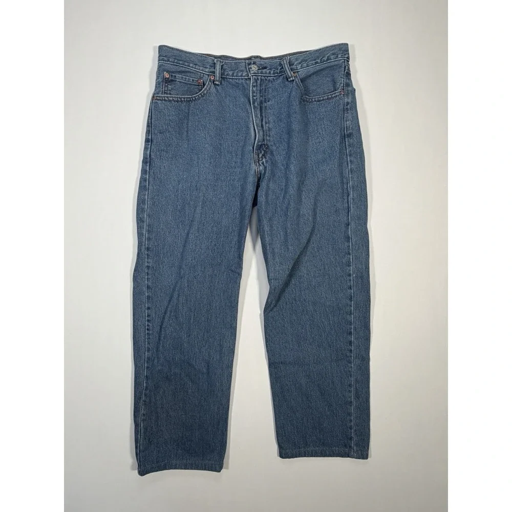 Levi's 550 Relaxed Fit Jeans Men's 36x32 Blue Denim Tapered Leg